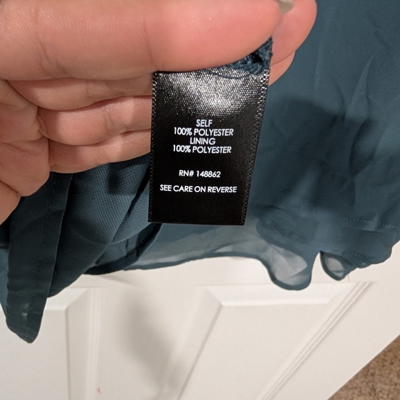 Torrid Blue Sophie Chiffon Swing Cami in Size 2 (18/20) - Picture 11 of 12